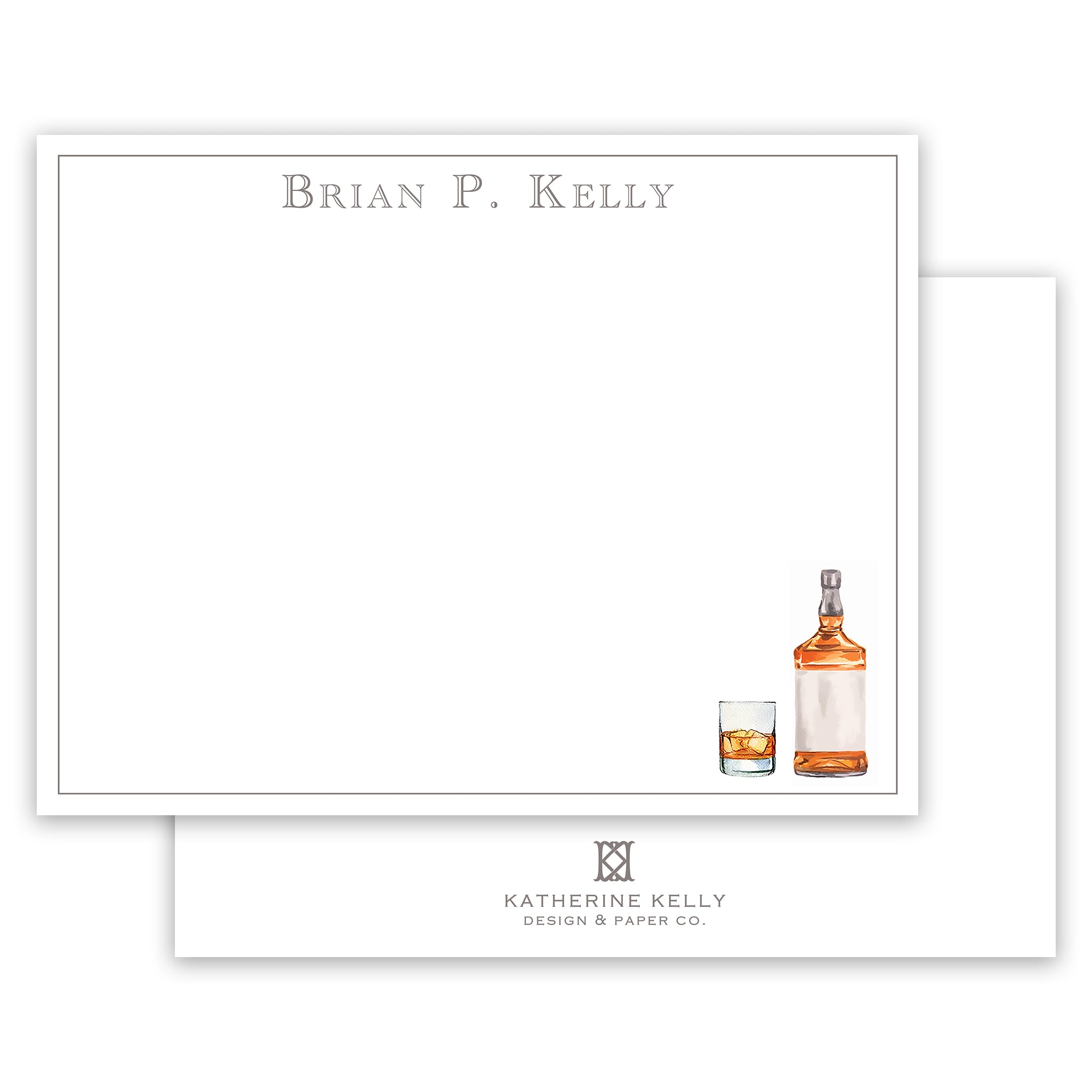 Bourbon Notecard