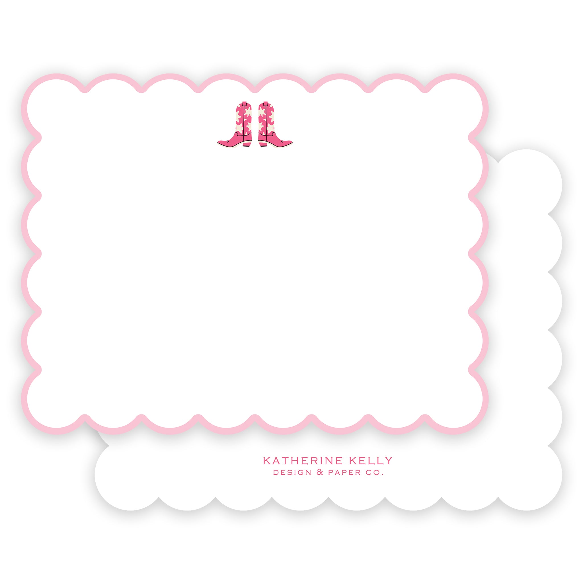Cowgirl Boot Notecard