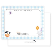 Sweet & Spooky Blue Notecard