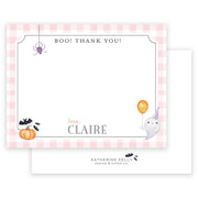 Sweet & Spooky Pink Notecard