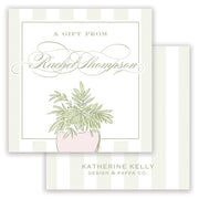 Pink Trellis Enclosure Card