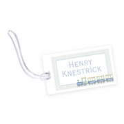 Train Laminated Bag Tag