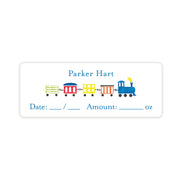 Choo Choo Train Breast Milk Bag Labels