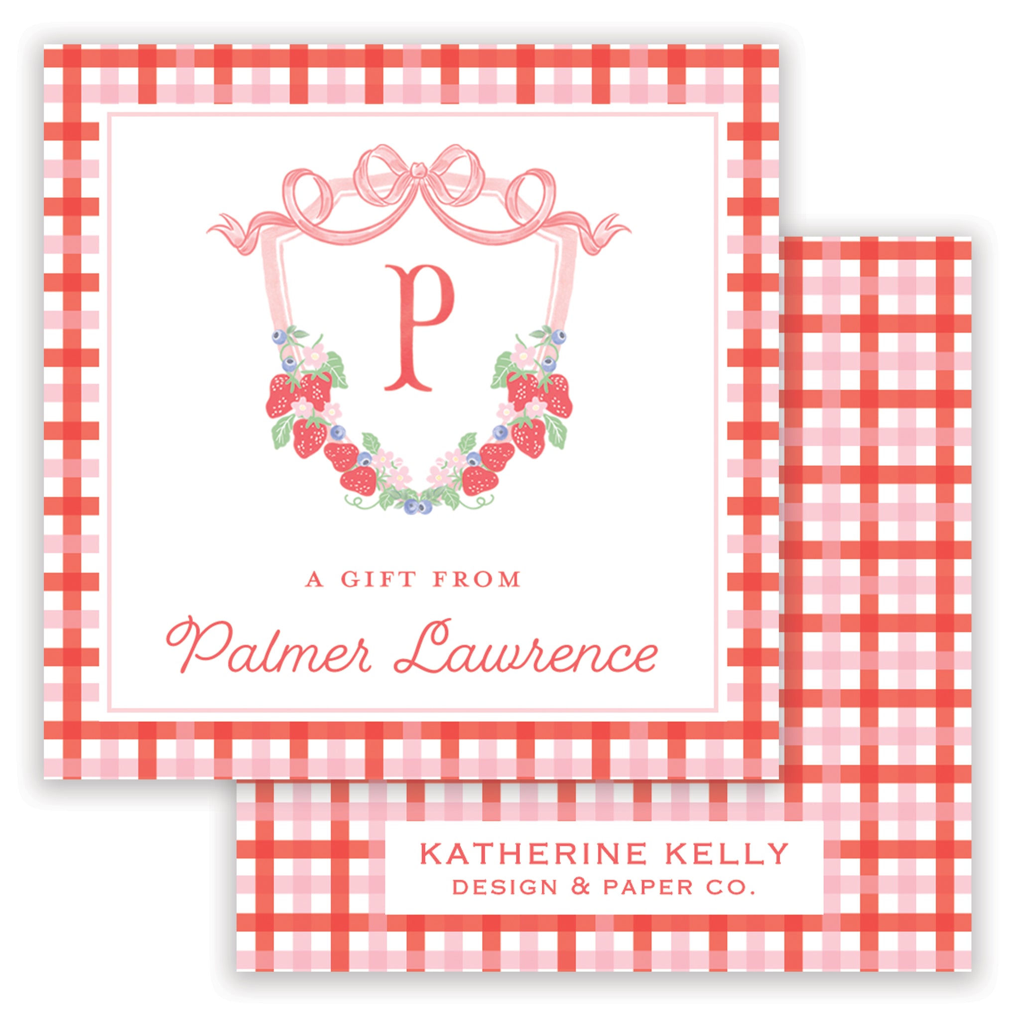 Berry Sweet Enclosure Card