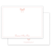 Pink Bow Notecard