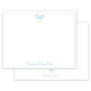 Blue Bow Notecard