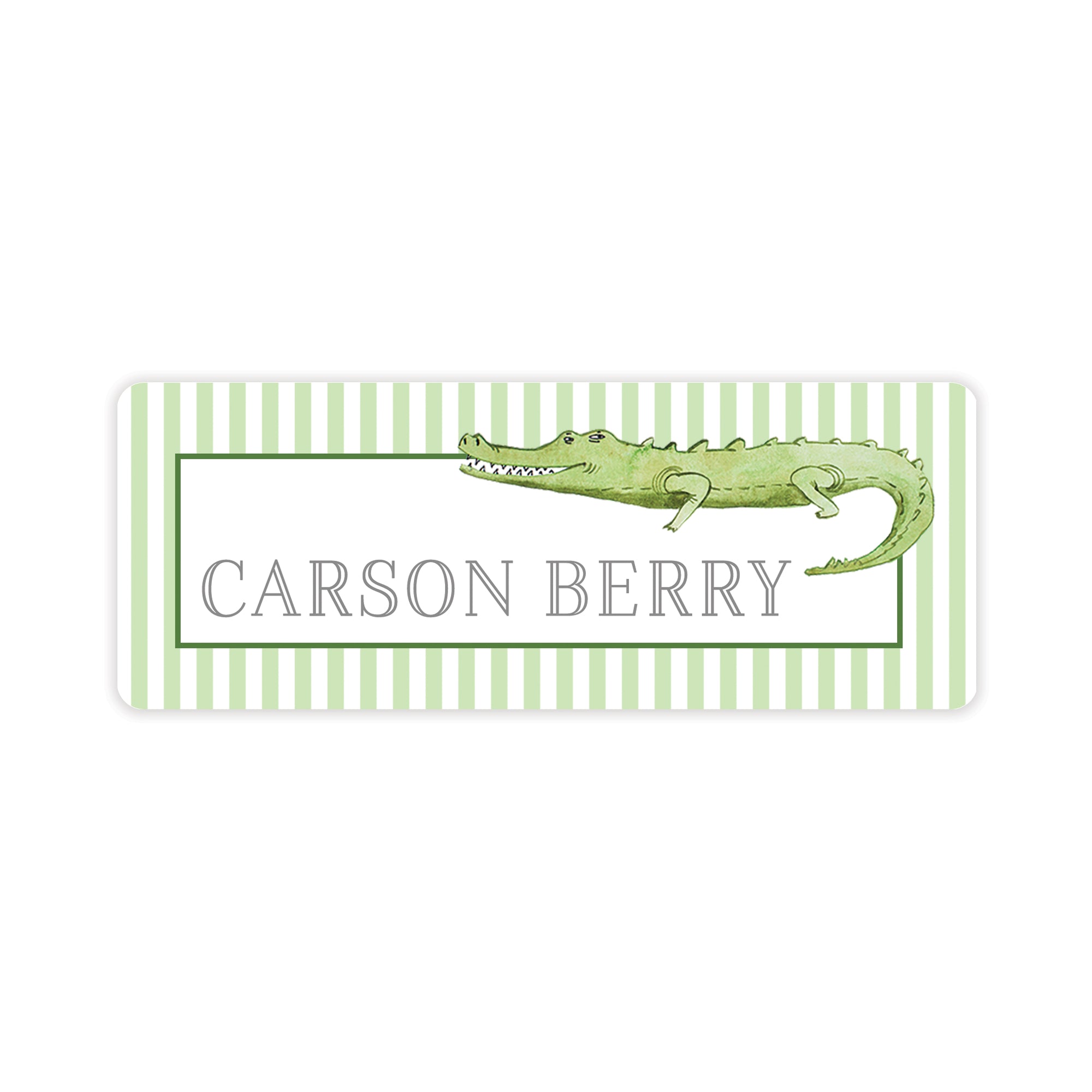 Alligator Vinyl School Labels
