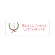 Pink Laurel School Labels