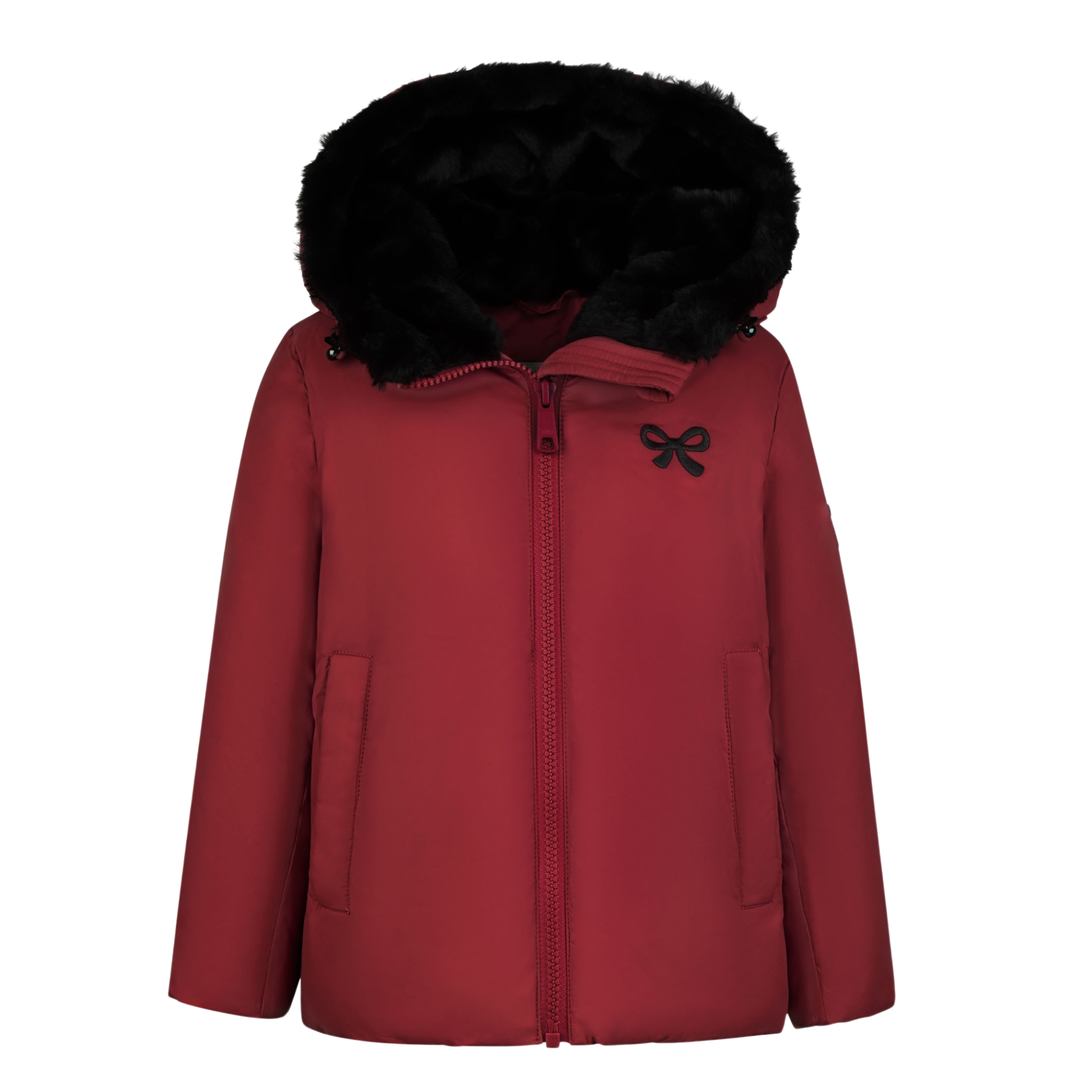 Raygo Red Embroidered Bow Jacket