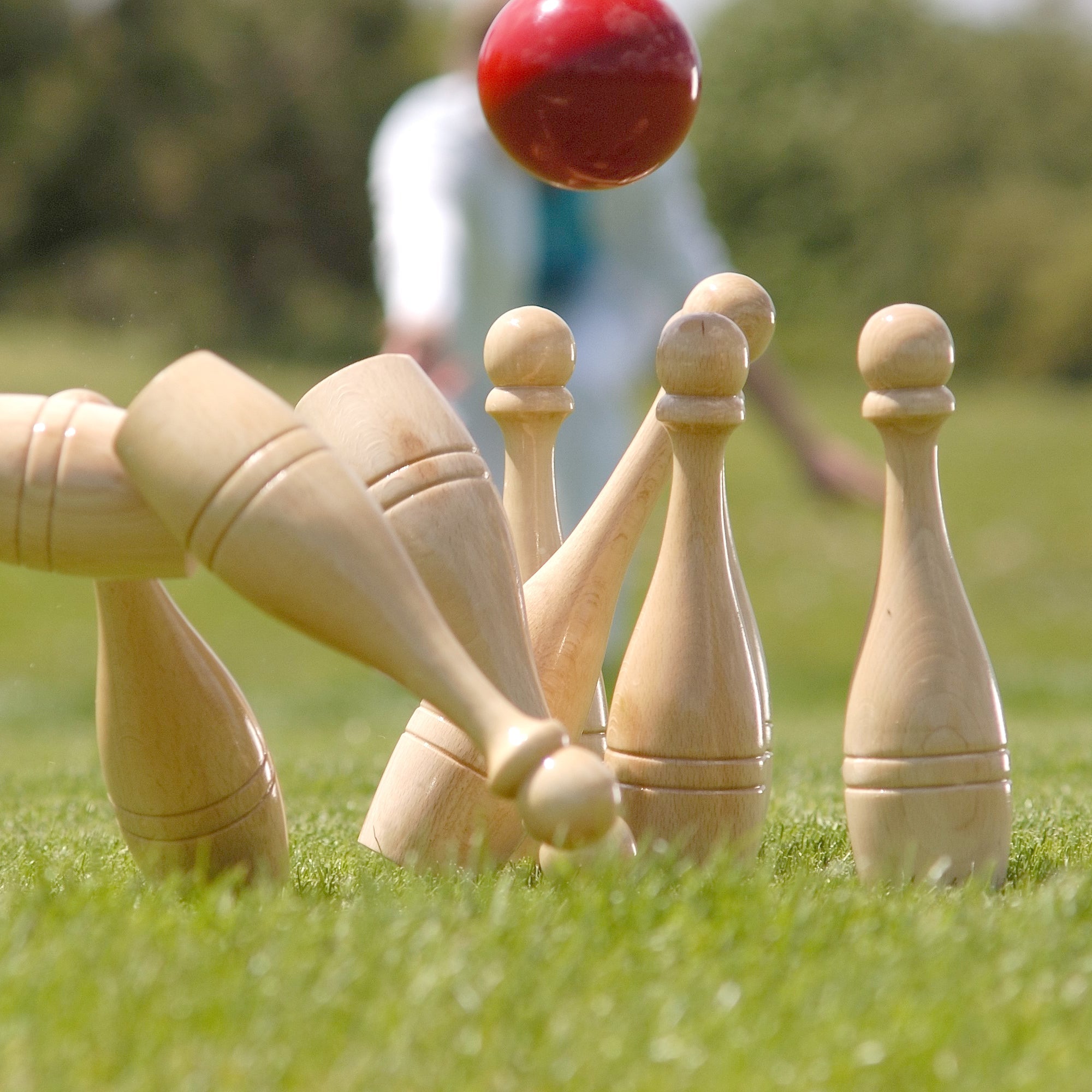 Bowling Set with Carrying Basket