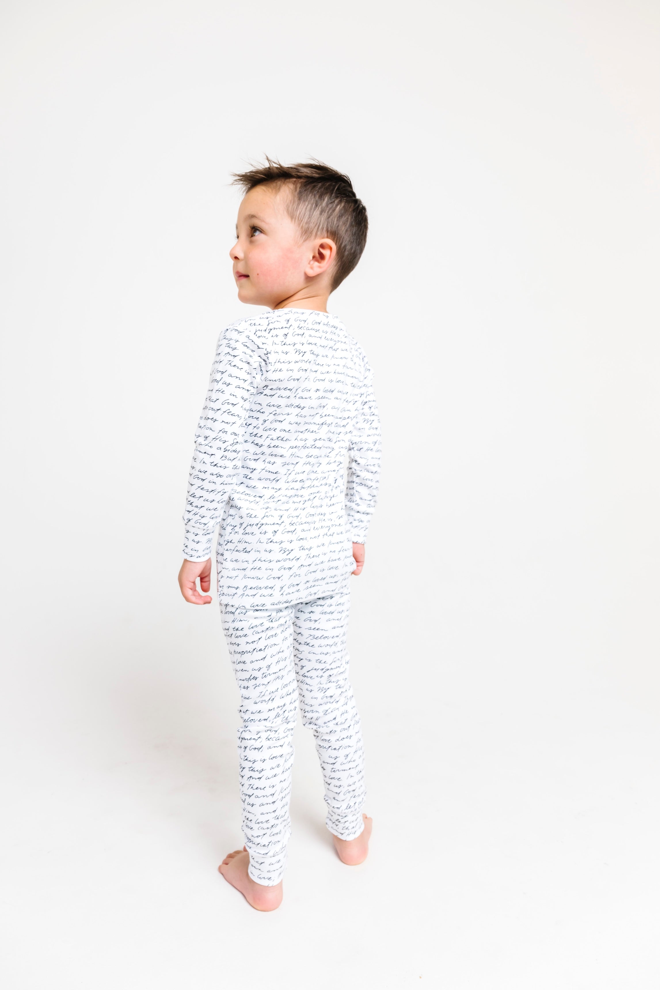 Love One Another Pj Long Sleeve Set Cotton