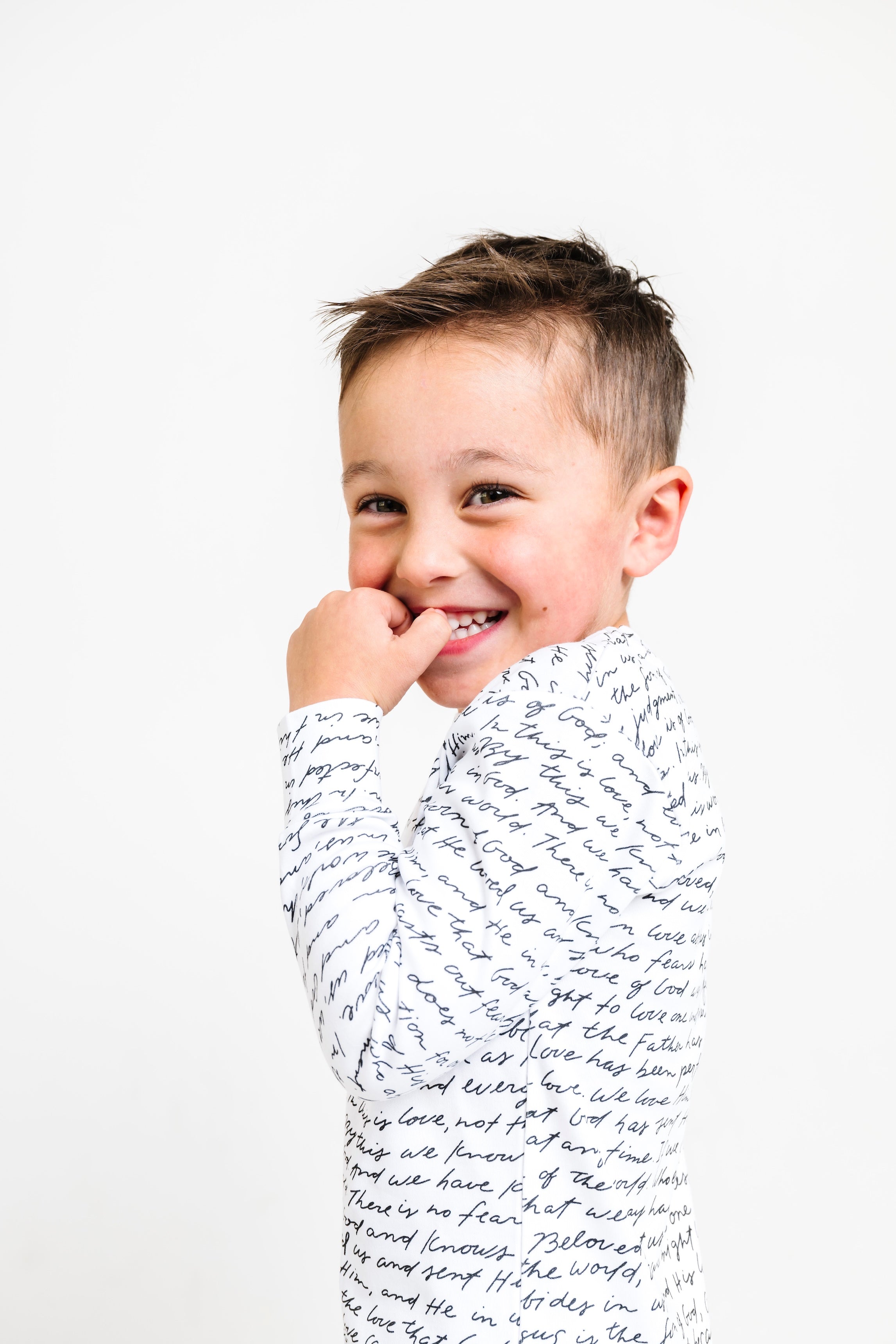 Love One Another Pj Long Sleeve Set Cotton