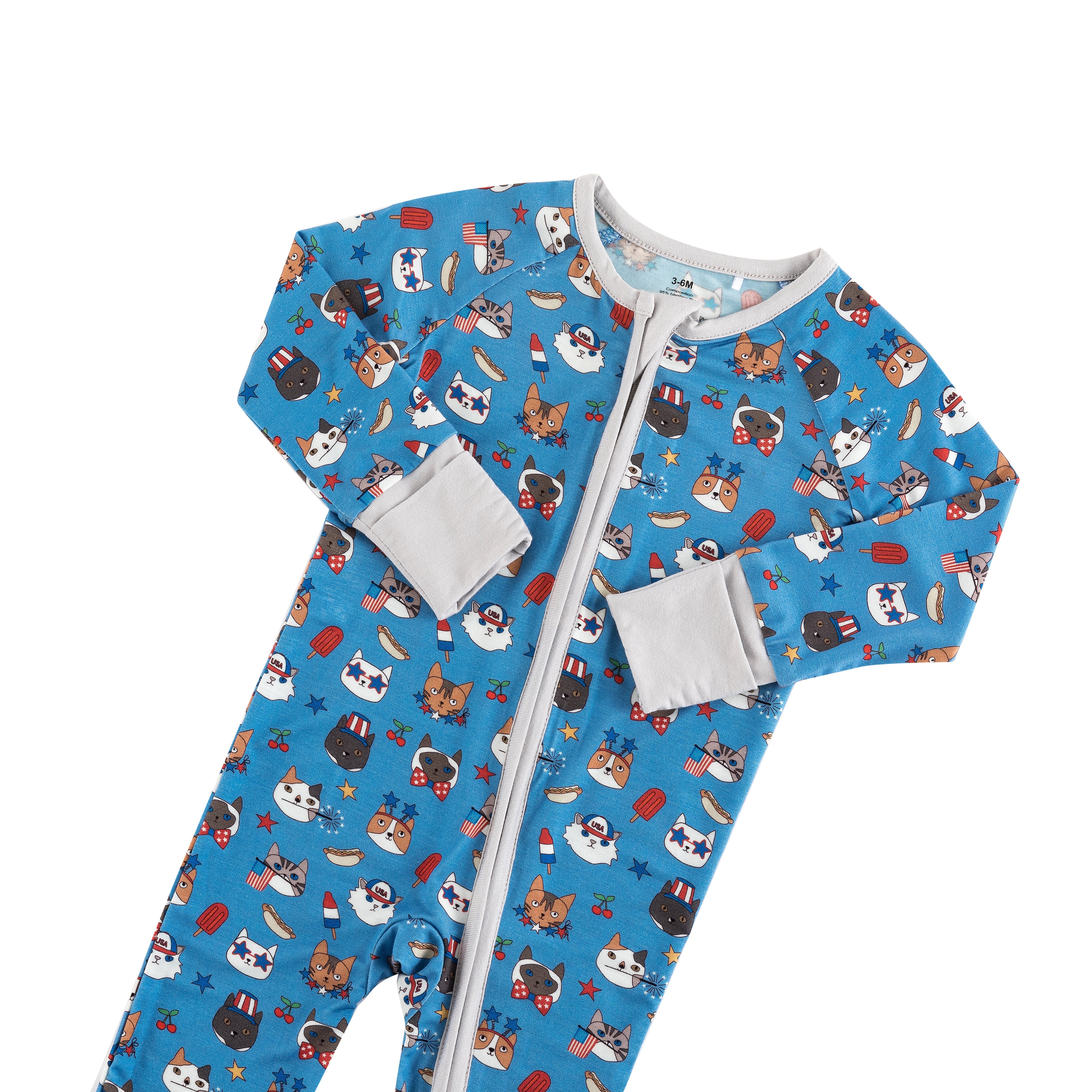 Freedom Cats (convertible Zip Footies)