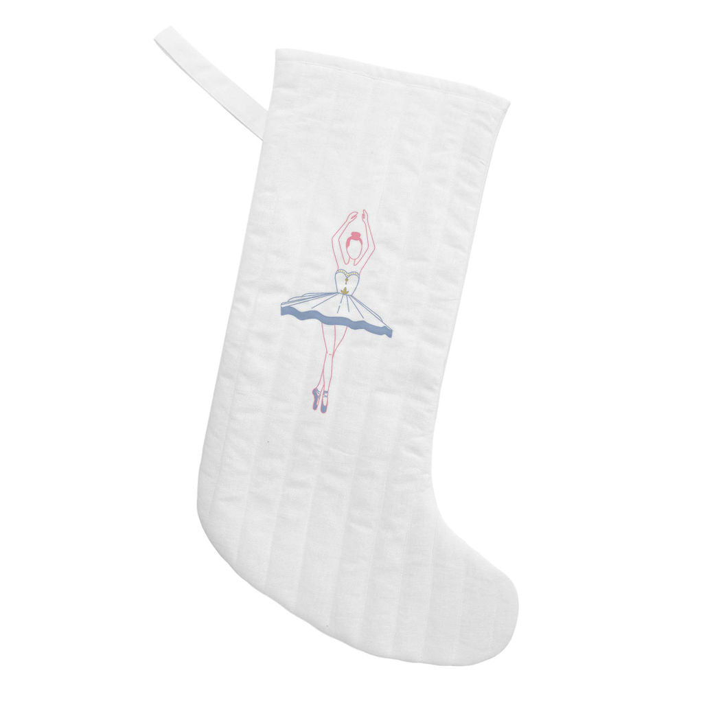 Monogrammed Ballerina Stocking