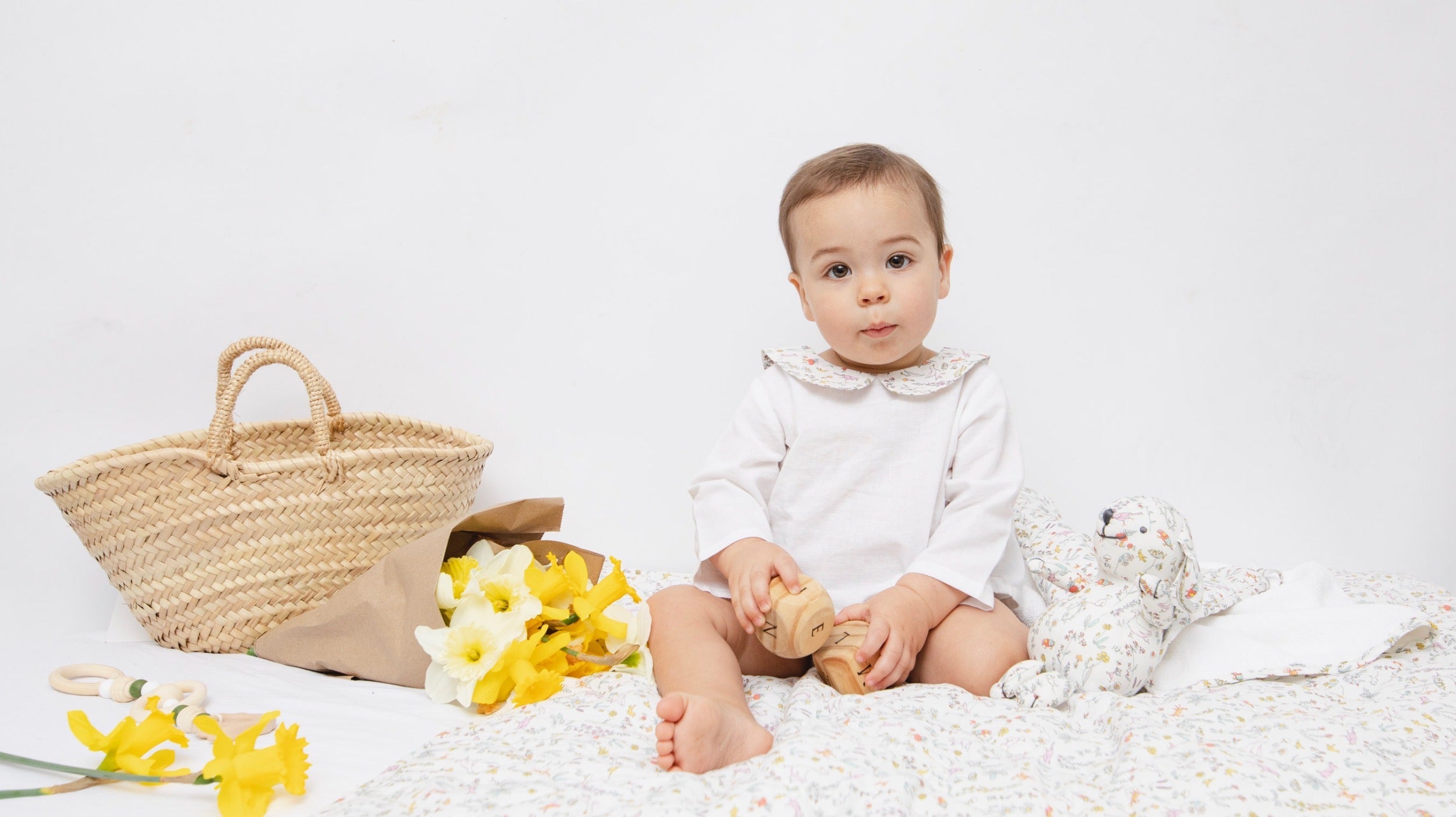 Gift Set | Double Button Blouse And Liberty 'theo' Bloomer