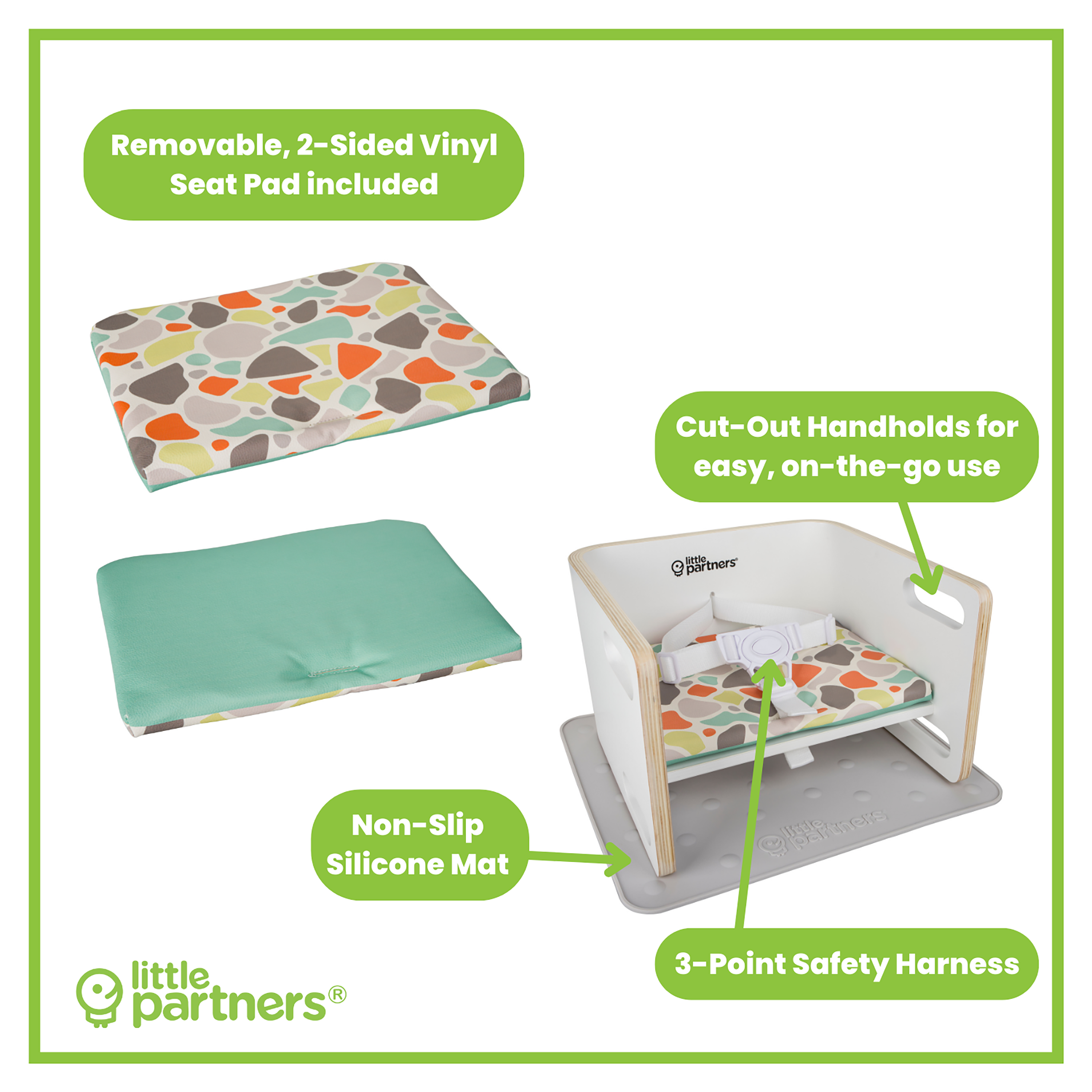 Copy Of 3-in-1 Learning Booster Seat And Step Stool