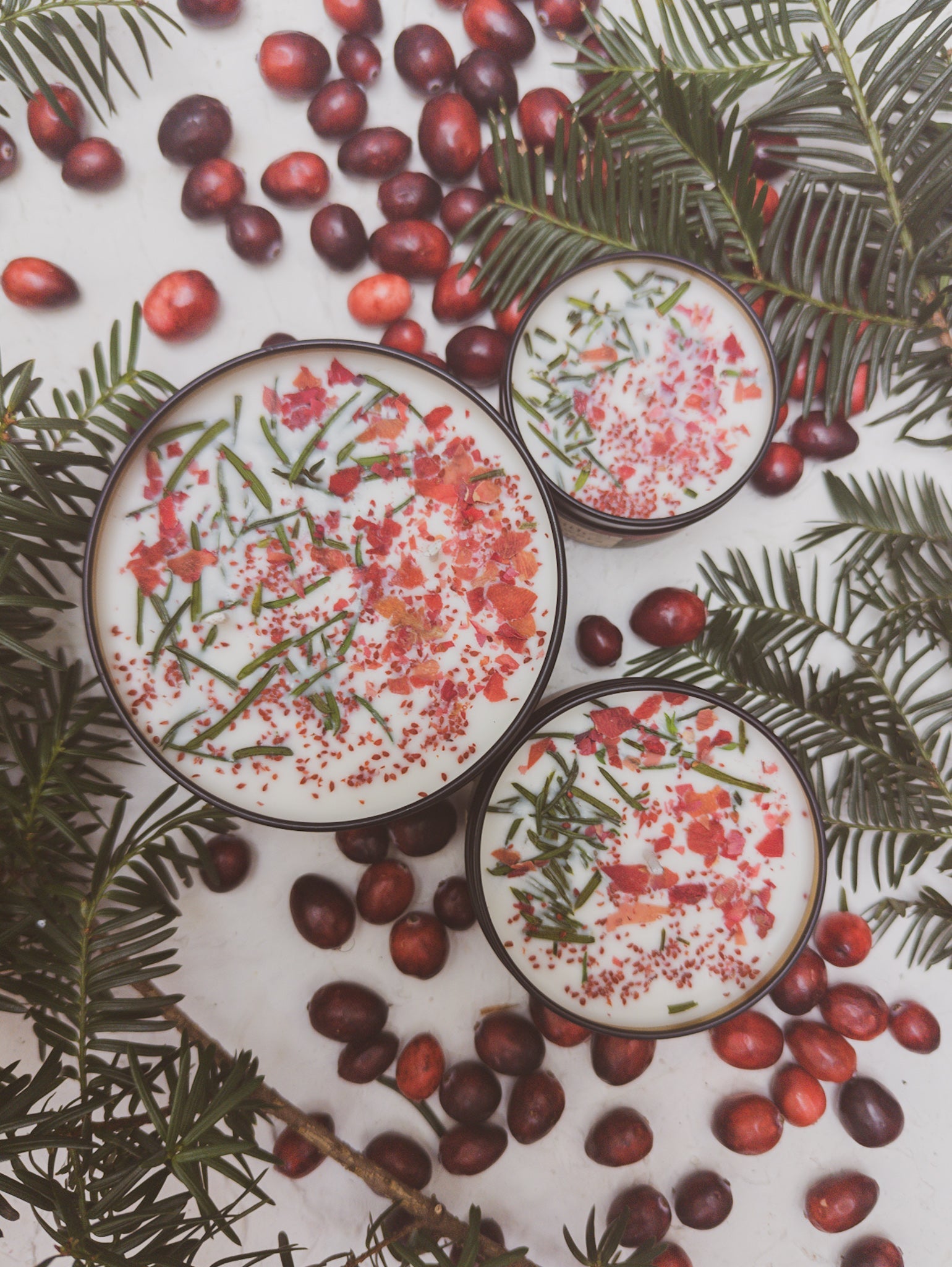 Gather Here Cranberry Pine Candle