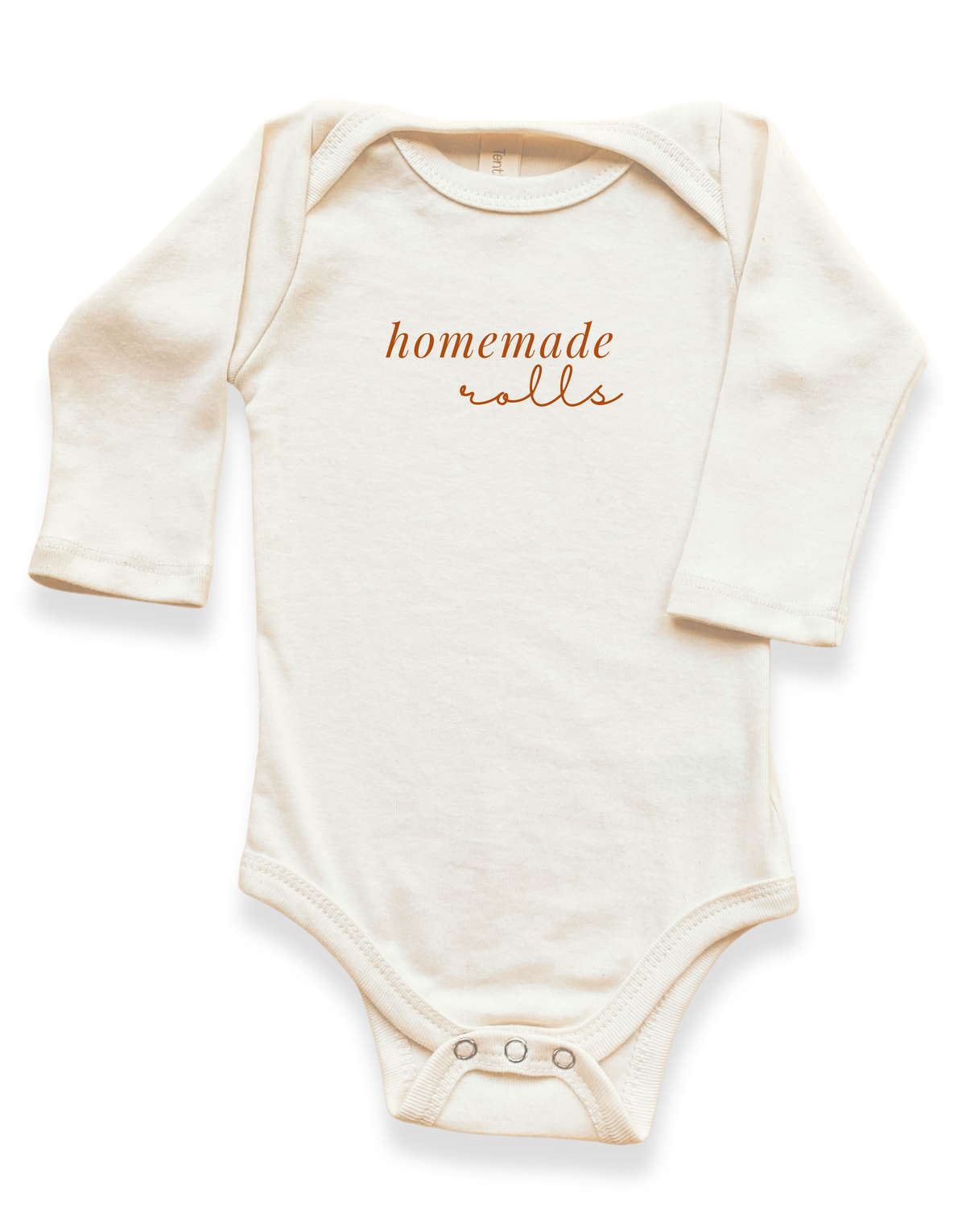 Homemade Rolls Organic Bodysuit Long Sleeve