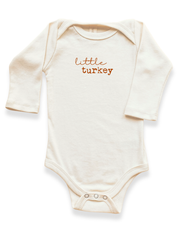 Little Turkey Organic Bodysuit Long Sleeve