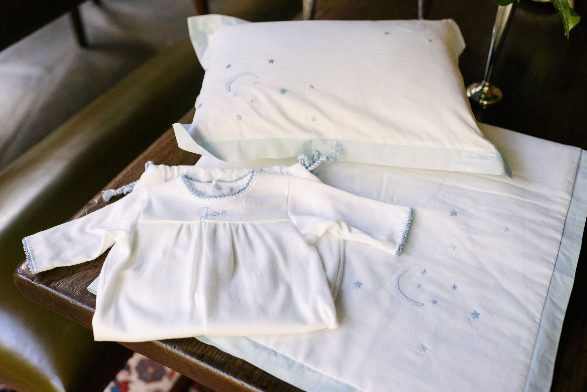 Baby Over The Moon Cotton Stroller Blanket