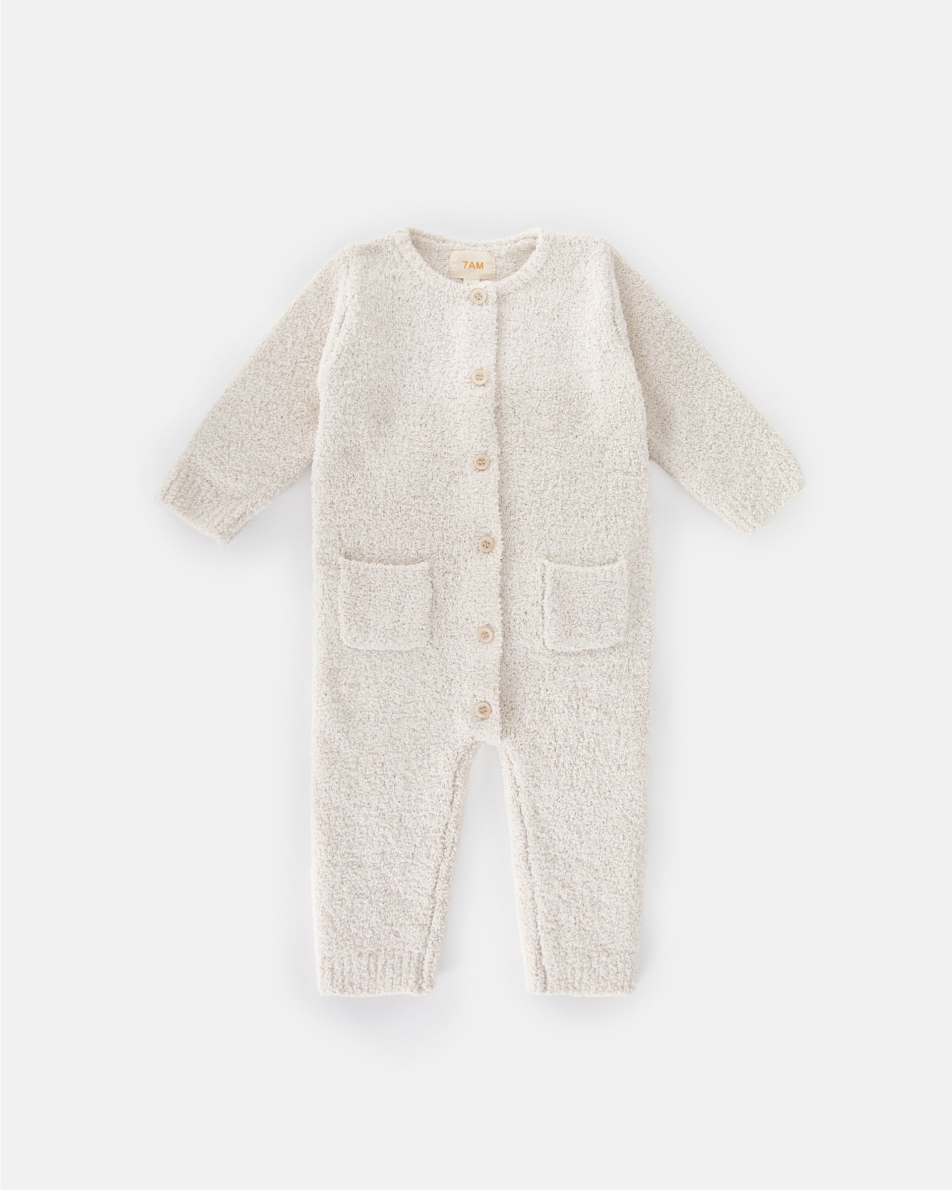 Long Sleeve Jumpsuit - Fuzzy