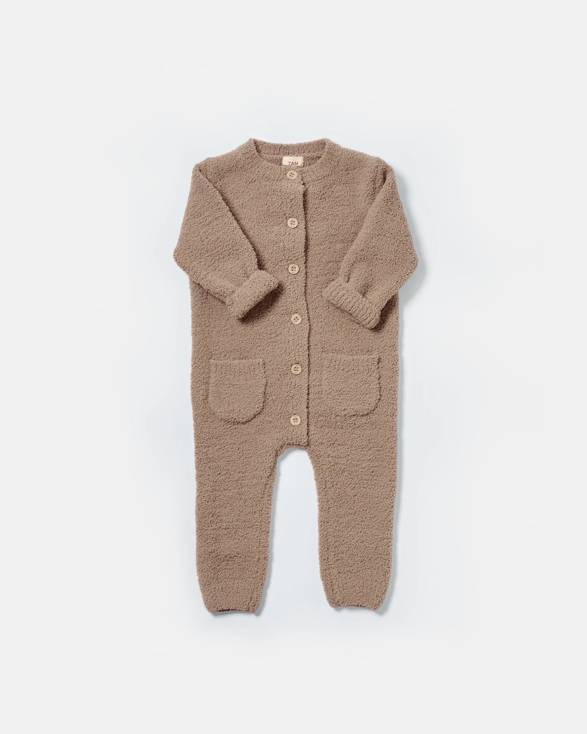 Long Sleeve Jumpsuit - Fuzzy