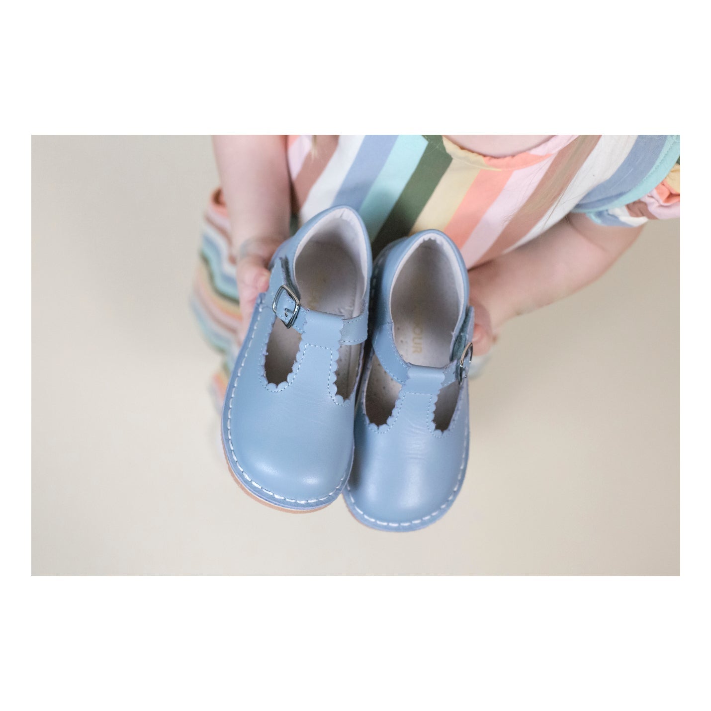 Selina Scalloped T-strap Mary Jane