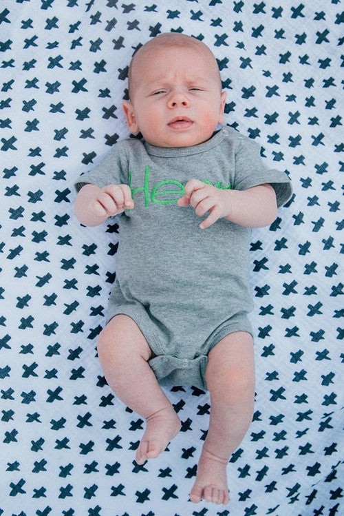 Unisex Short Sleeve Bodysuit