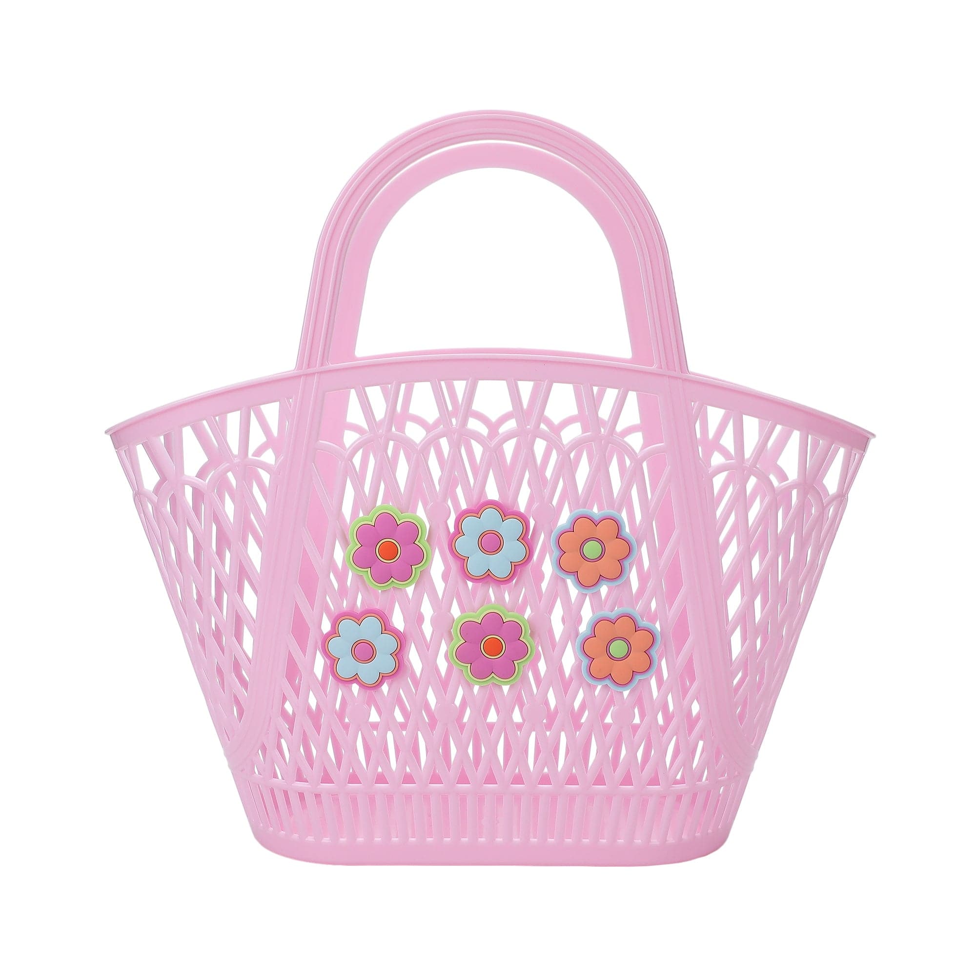 Petal Party Basket With Floral Twisty Charms