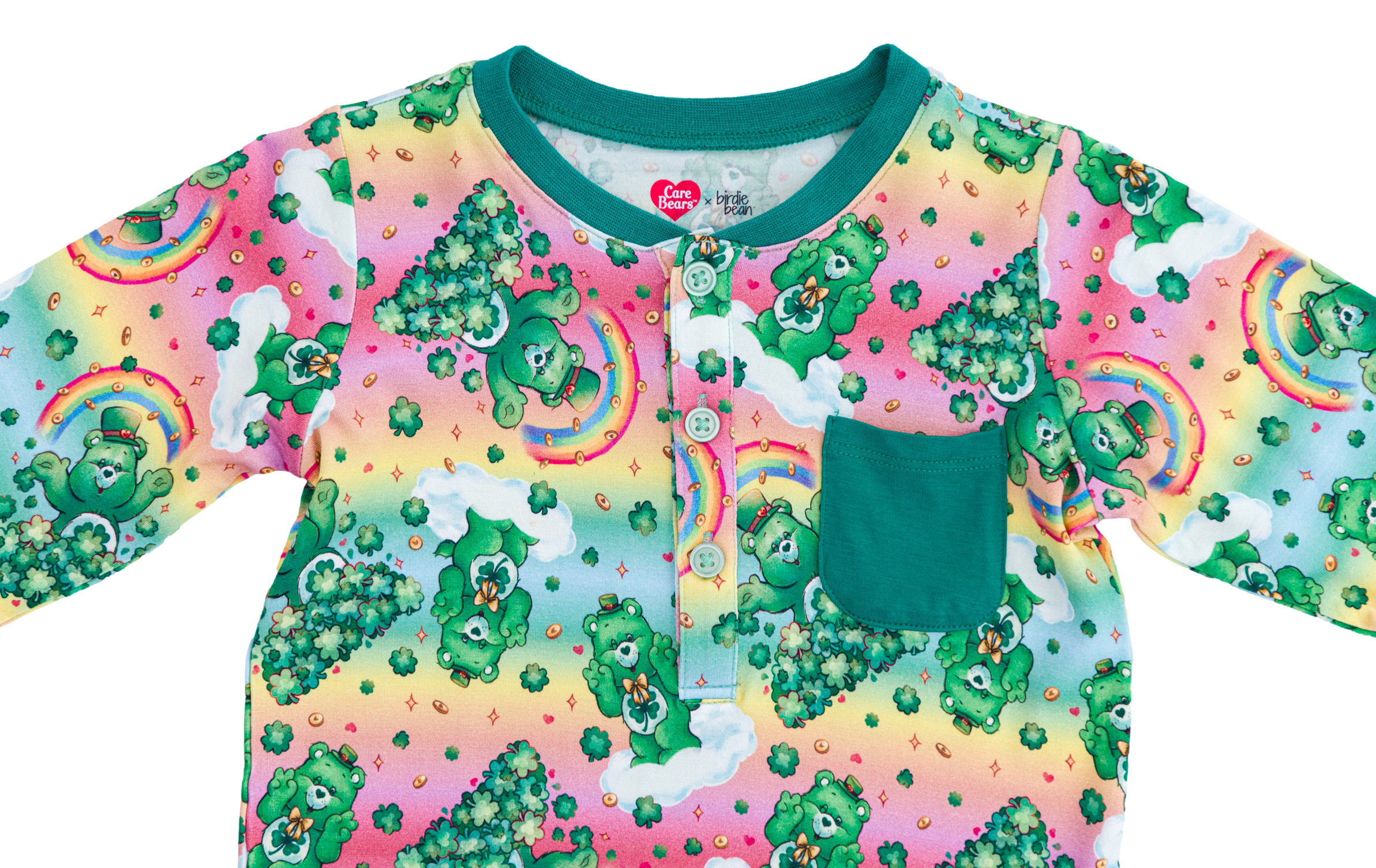 Care Bears™ In My Lucky Era Henley T-shirt