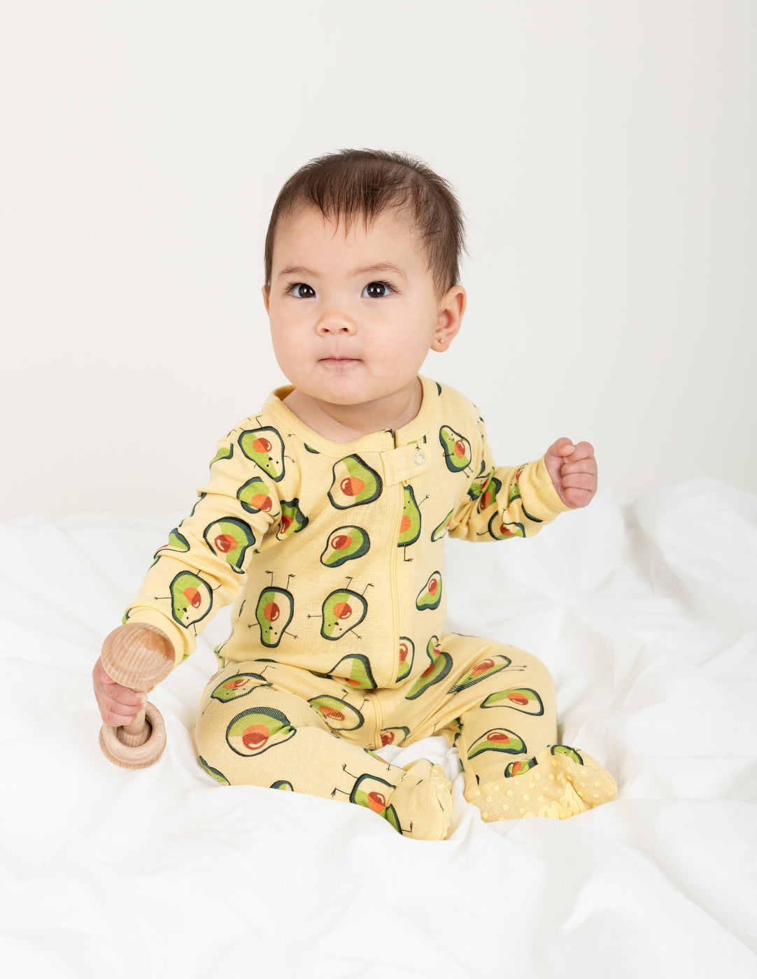 Baby Footed Food Print Pajamas