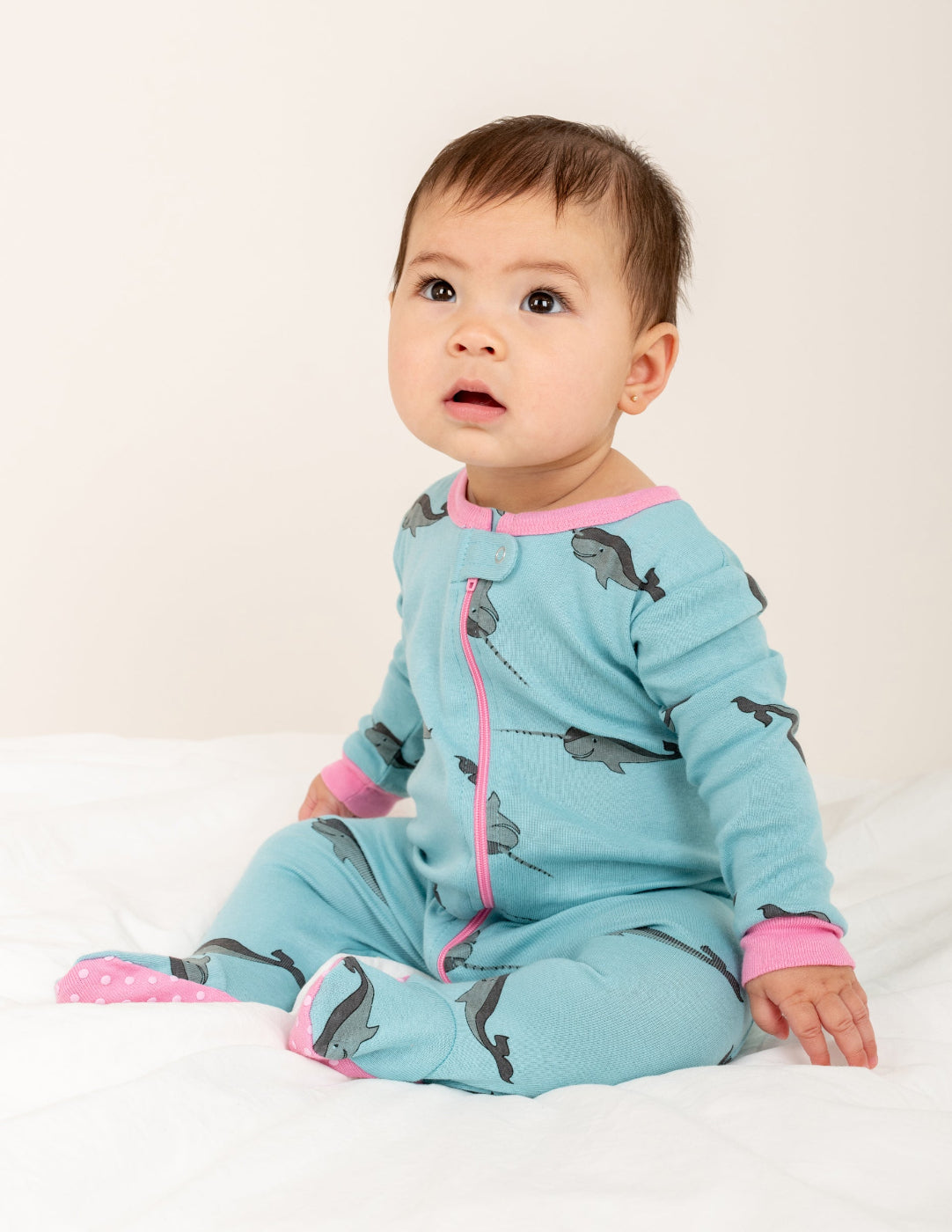 Baby Footed Ocean Animal Pajamas