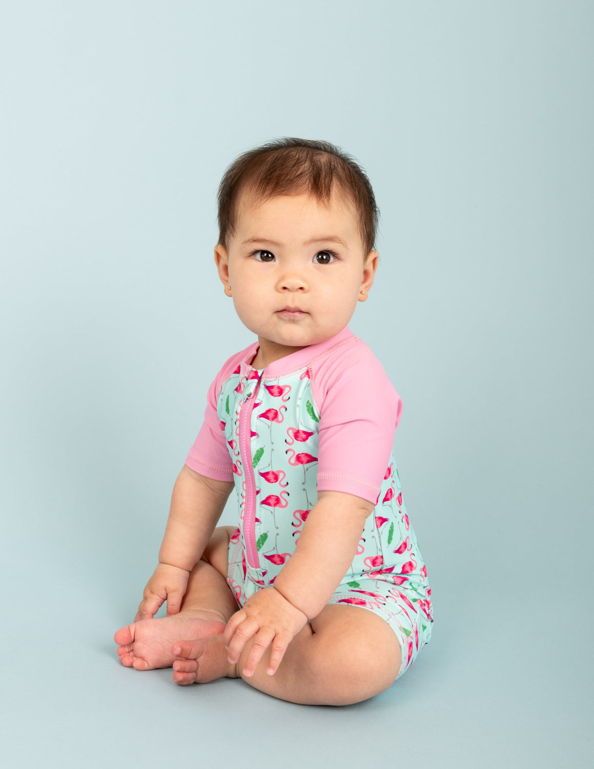 Baby One Piece Rash Guard Upf 50+