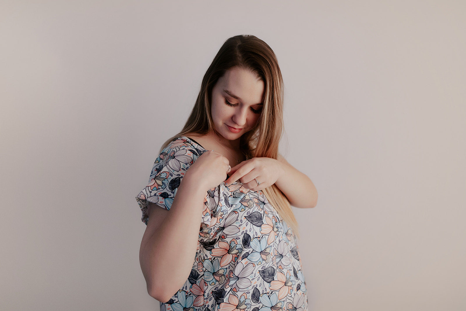 Flower Bloom Labor And Delivery Nursing Hospital Gown