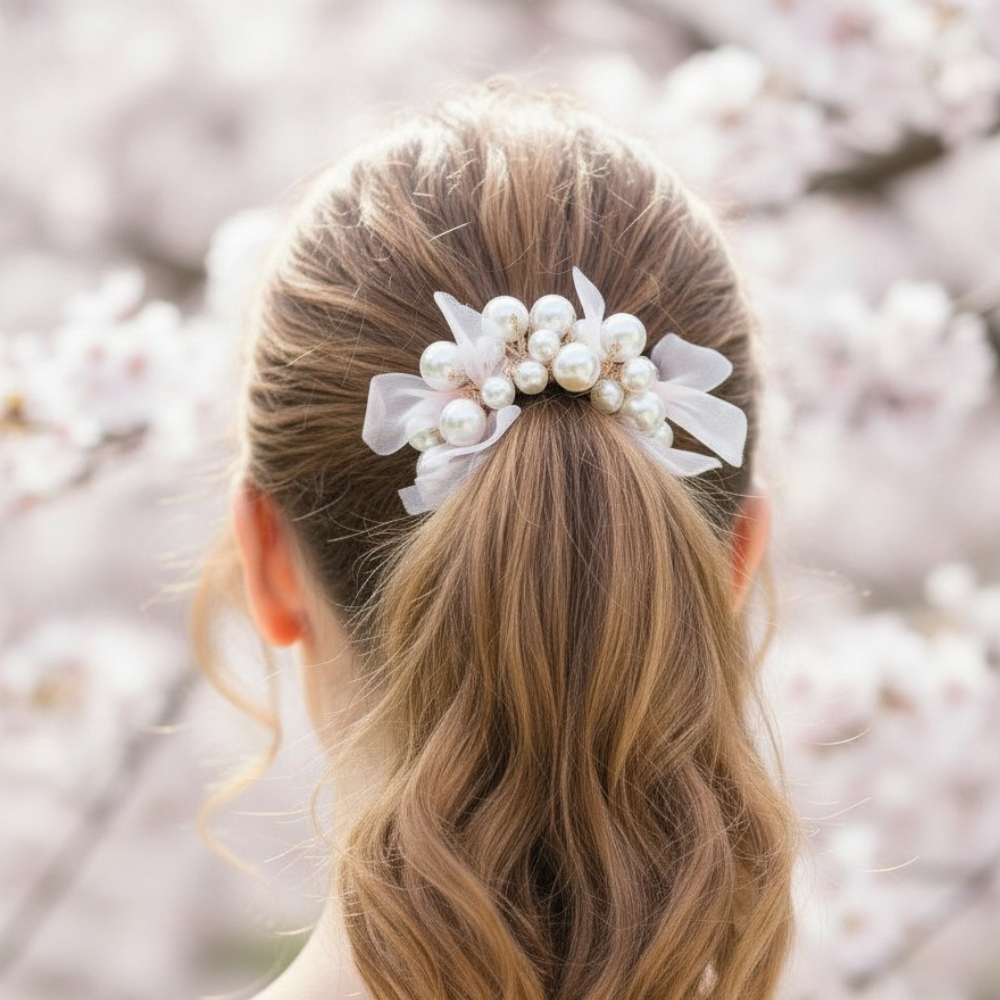 Lace Bloom Hair Tie