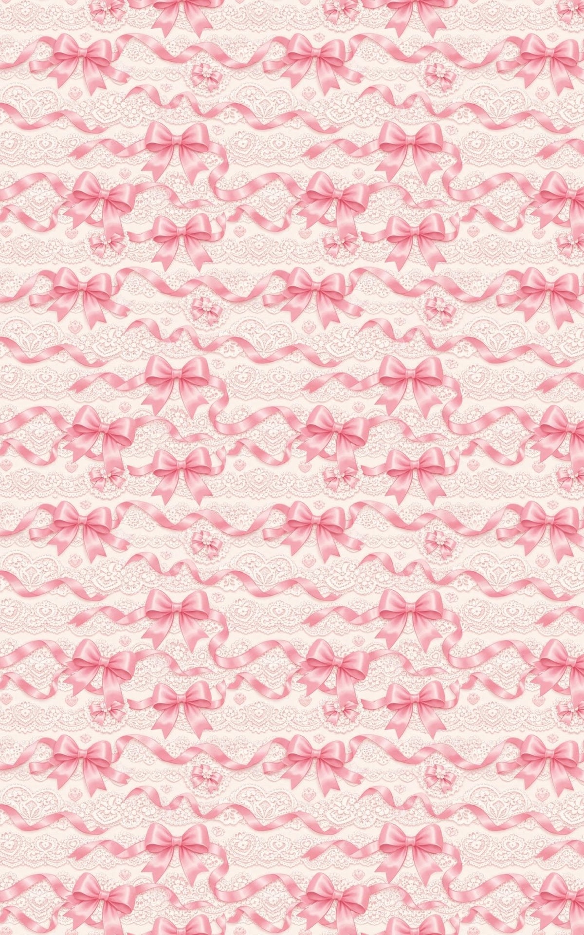 Lace & Ribbon Romance Wrapping Paper