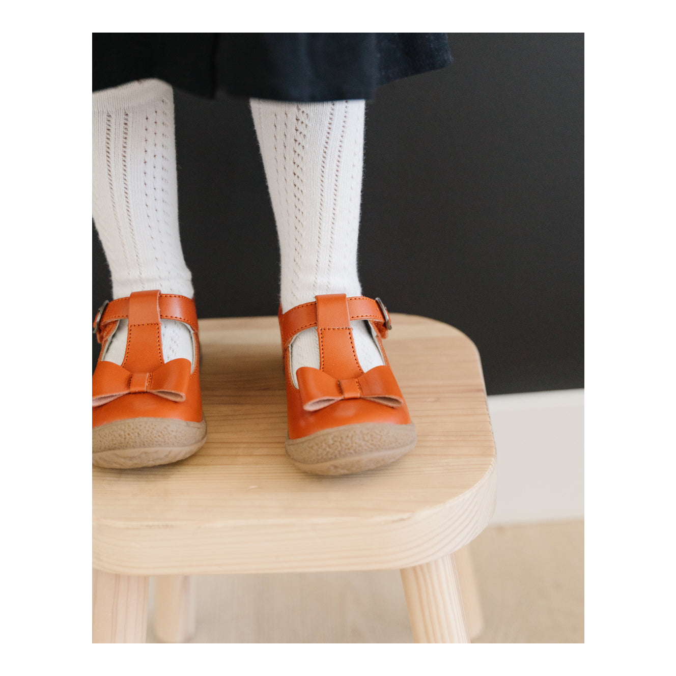 Emma Classic Bow T-strap Mary Jane