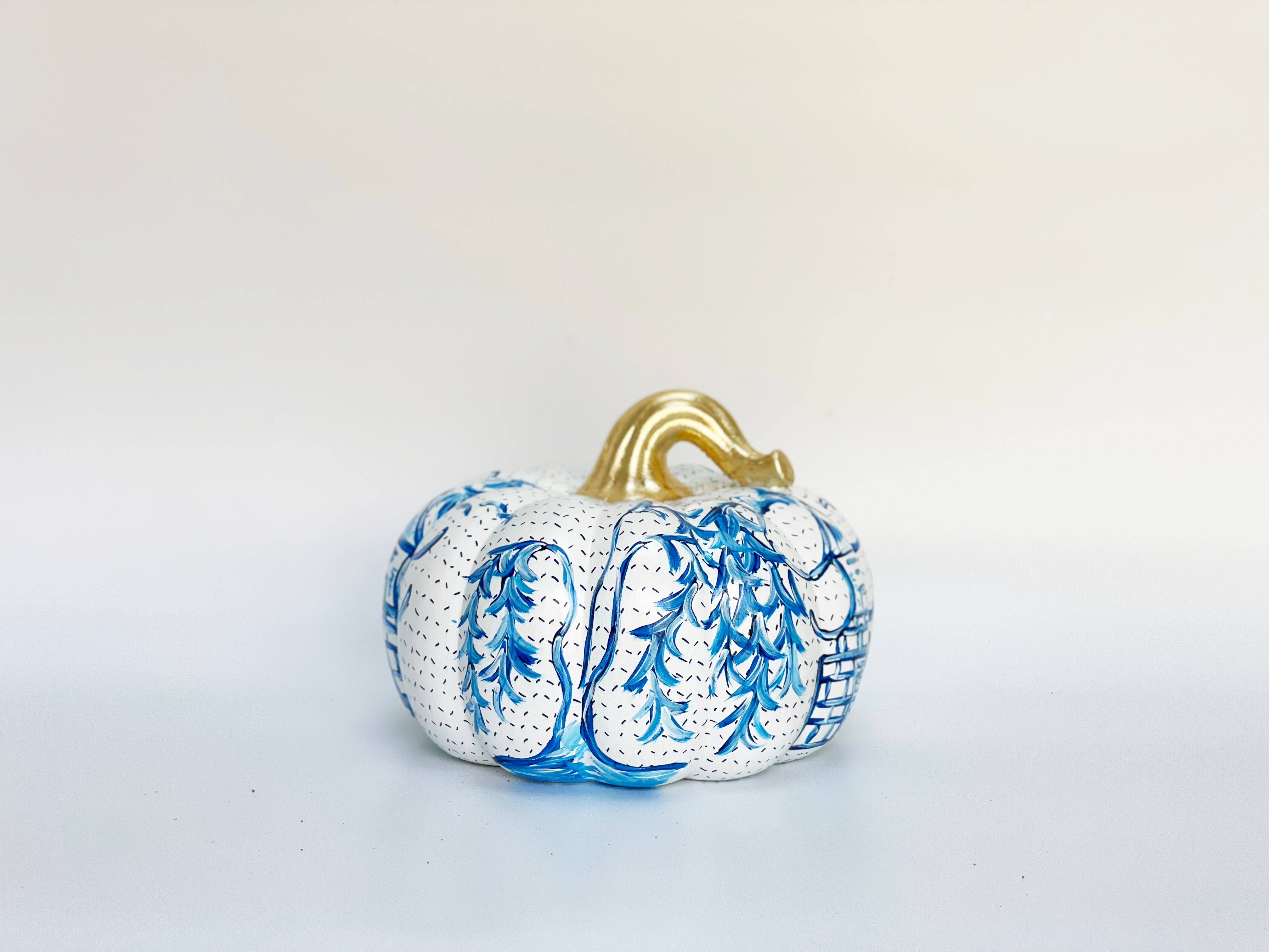 Chinoiserie Ceramic Pumpkins
