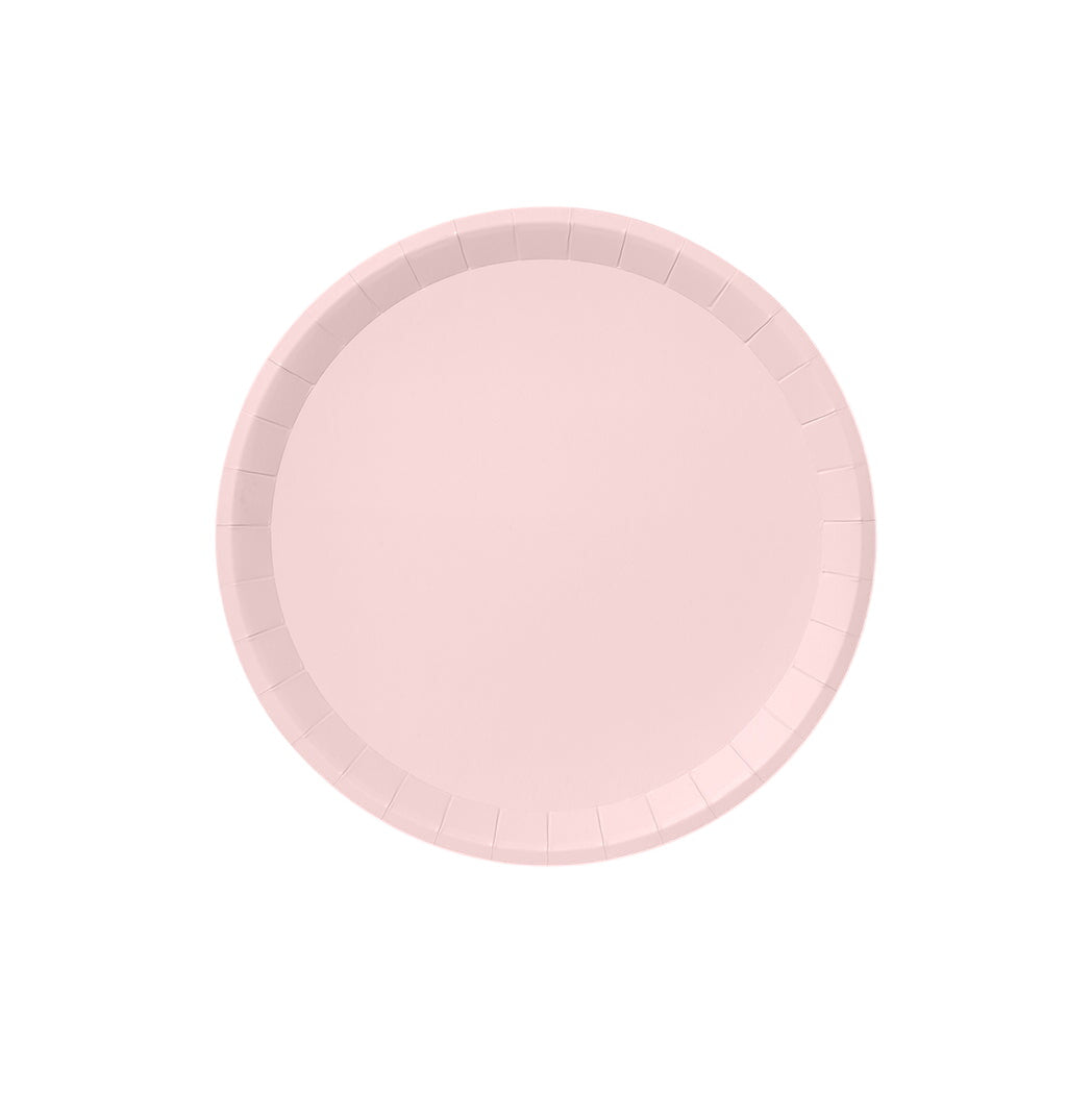Pale Pink Classic Large Plates (10 Per Pack)