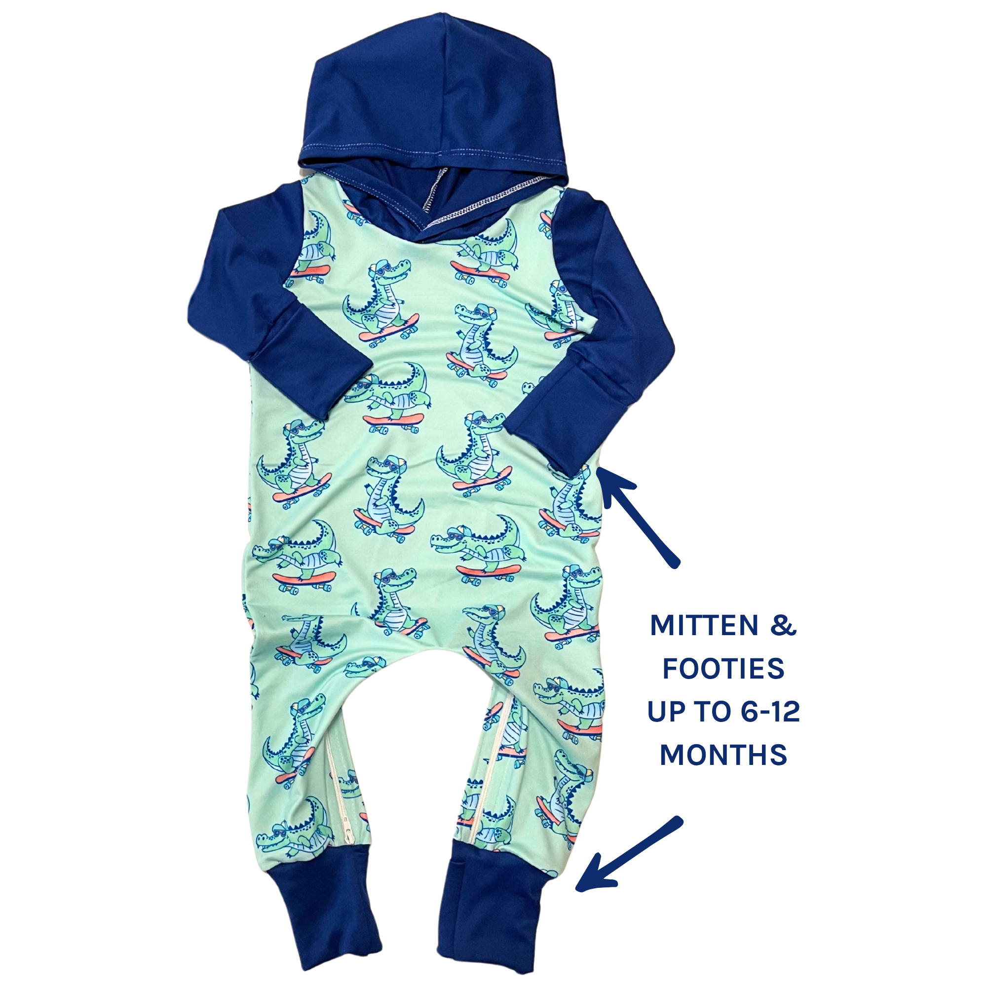 Later Gator Zip Romper