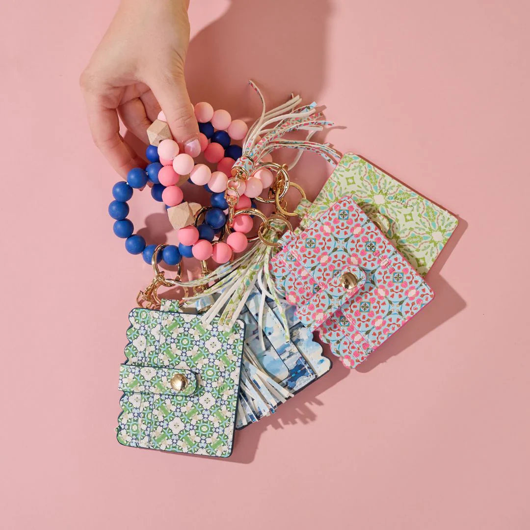 Lagos Blush Keychain Wristlet Wallet