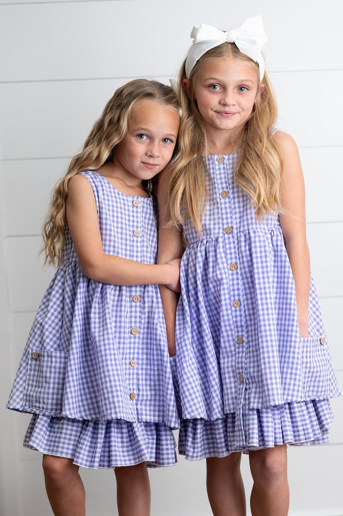 Lavender Gingham Dress