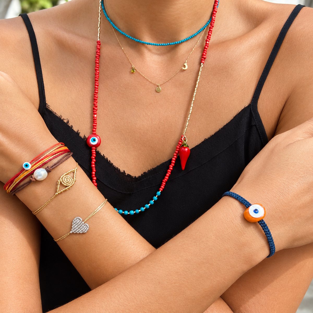 Duo Color String Bracelet