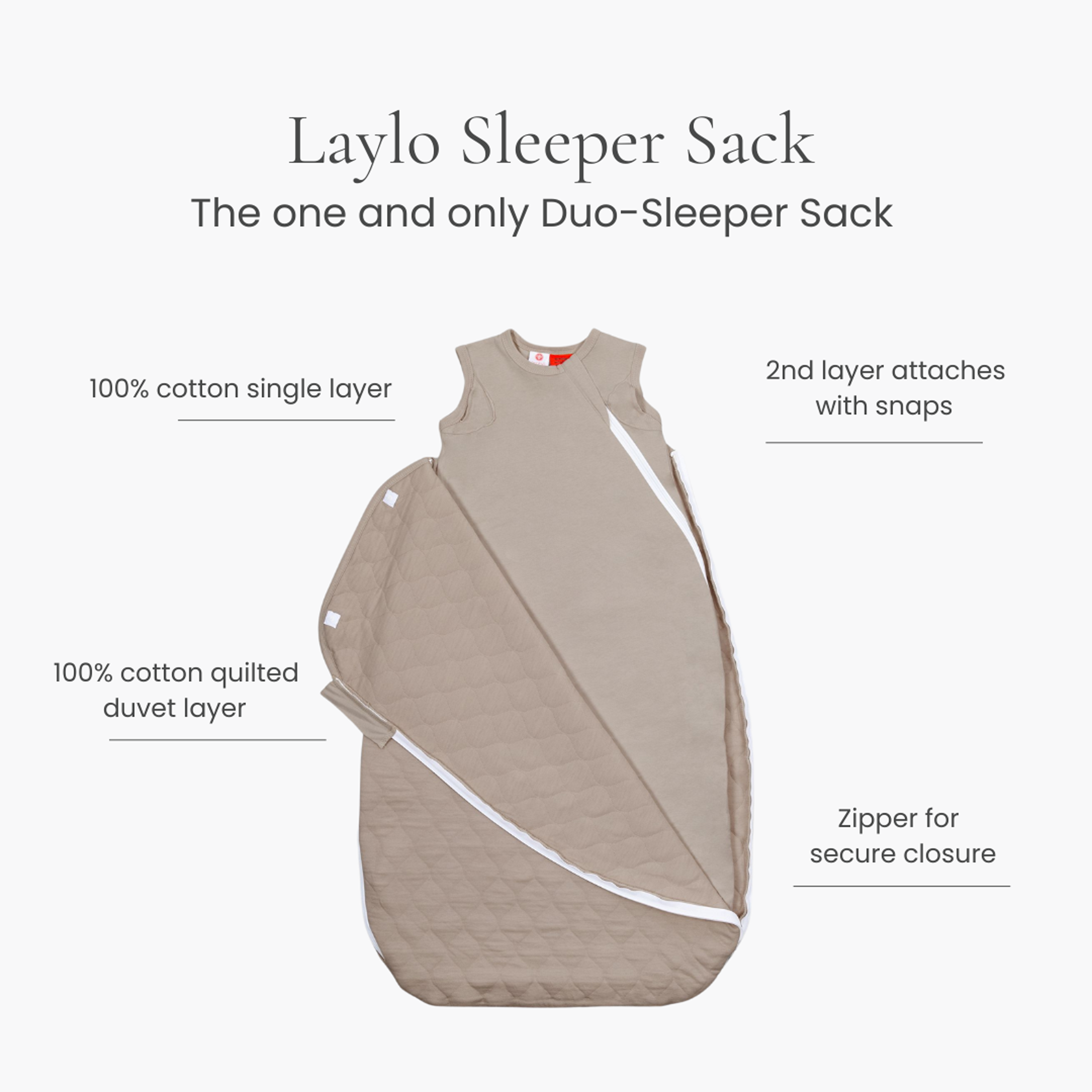 Laylo Sleeper Sack™ Duo (sheet + Comforter)