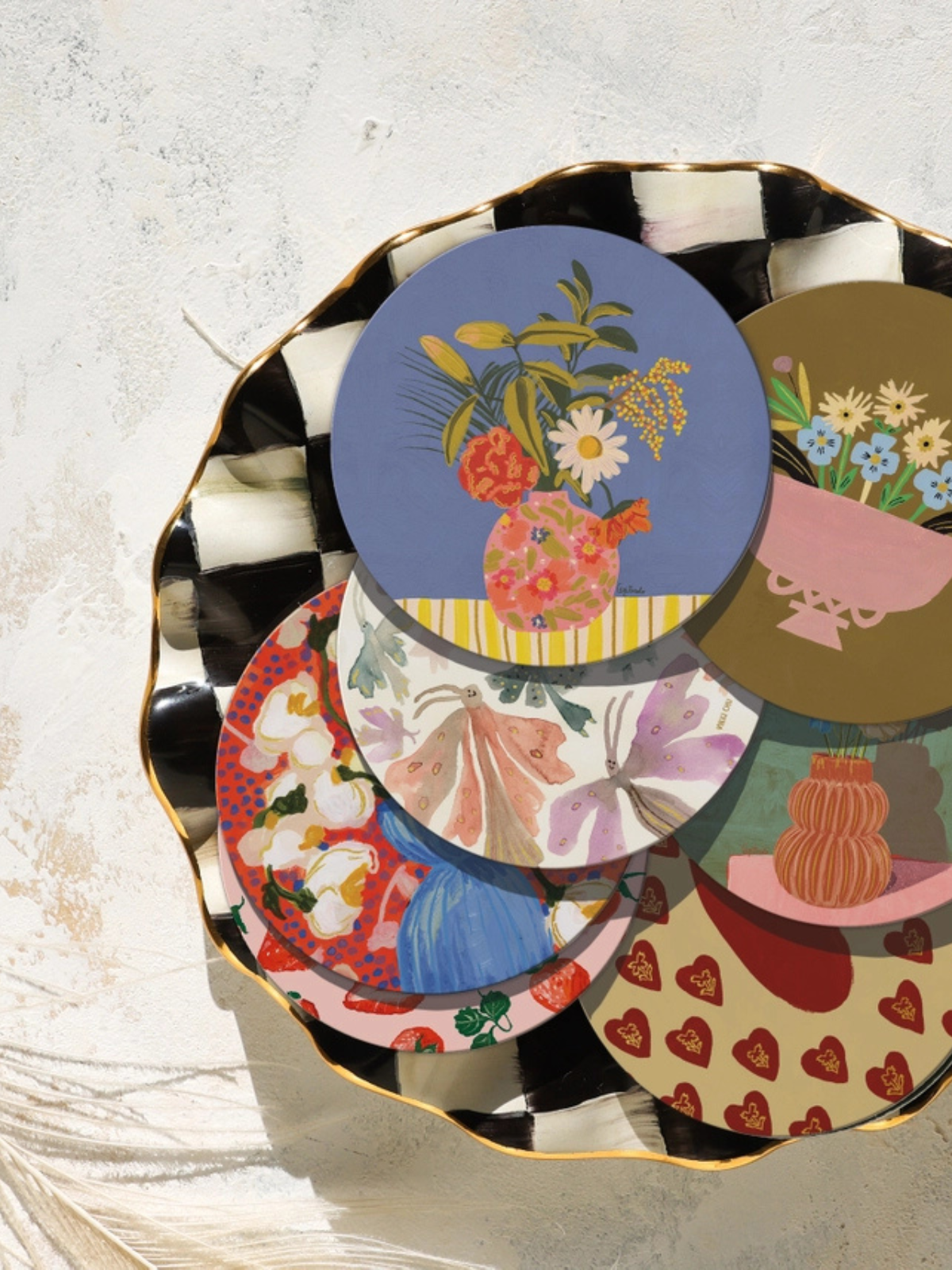 Bouquet Of Coasters - Mix And Match Florals