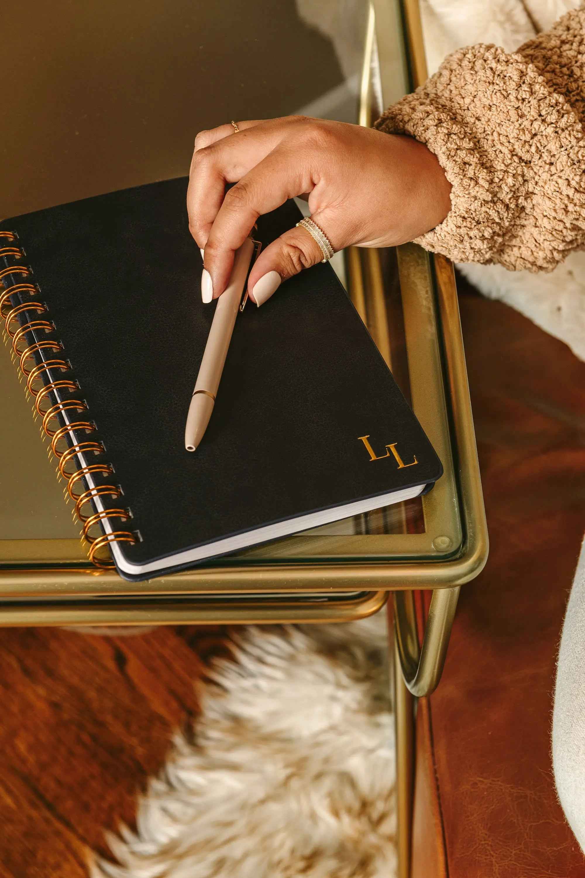 Journal: Journal Prompts For Mama + Daily Tracker For Baby