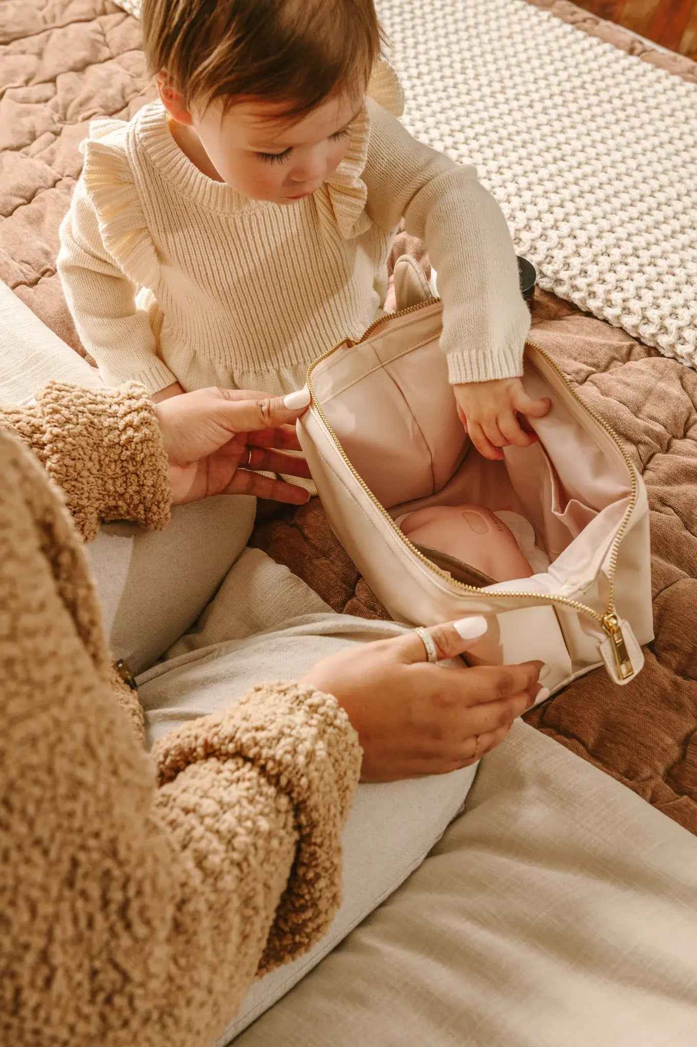 Vegan Leather Mama Carrying Bag