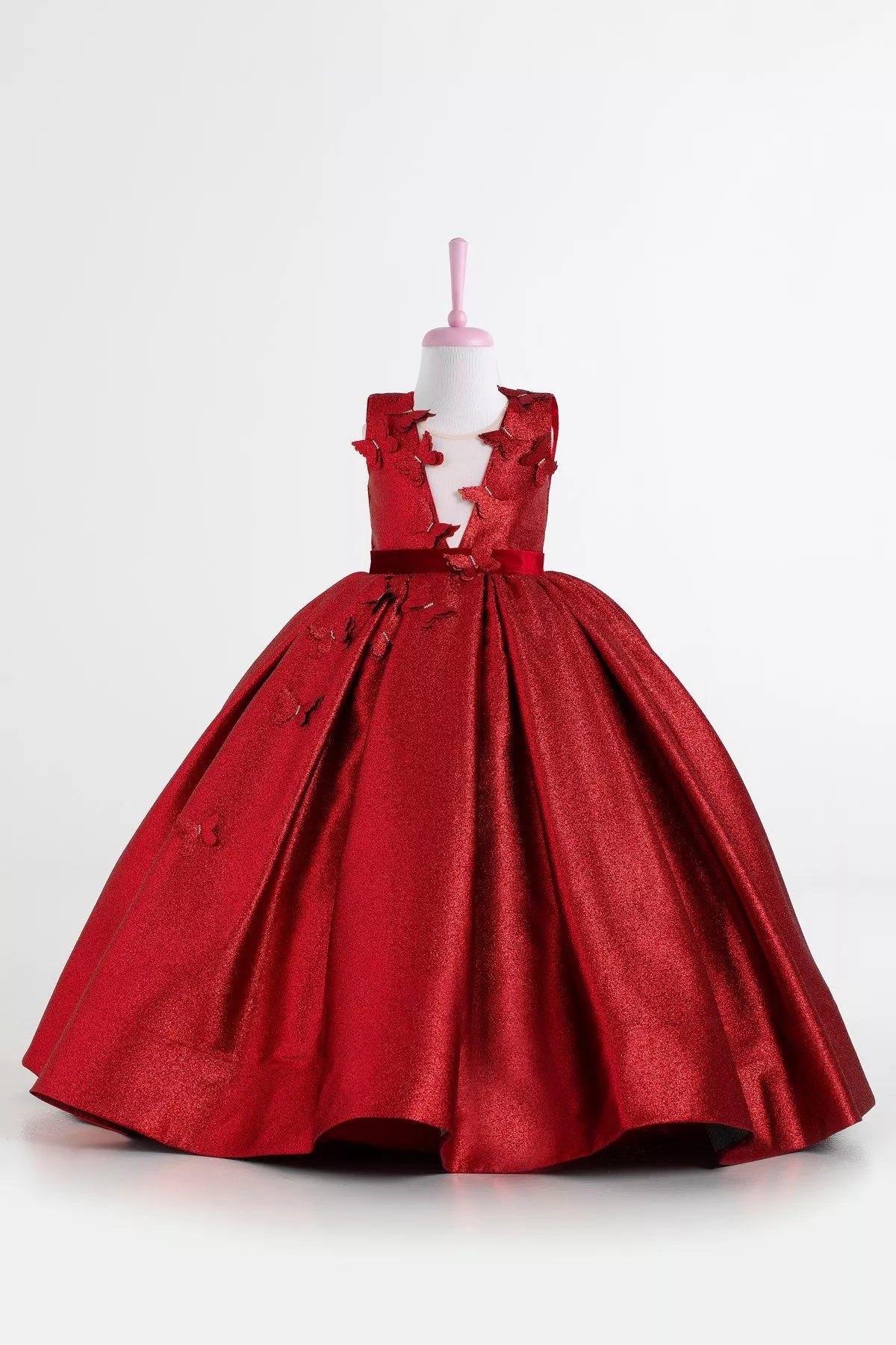 Leaf Red Party Dress