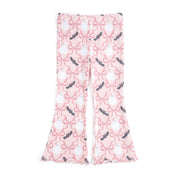 Bat And Ghost Trellis Halloween Flare Legging