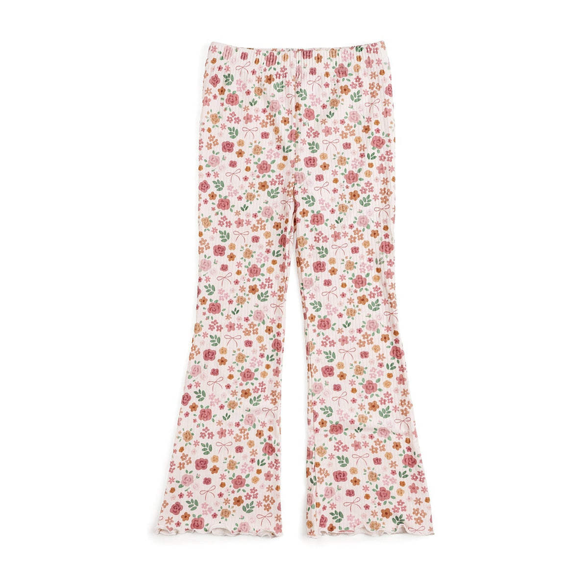Berry Floral Flare Legging
